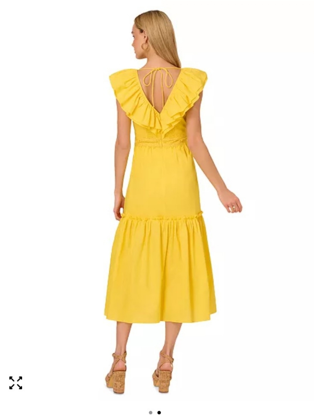 Adrianna Papell Woman Rofflo Midi Dress - Picture 2 of 9